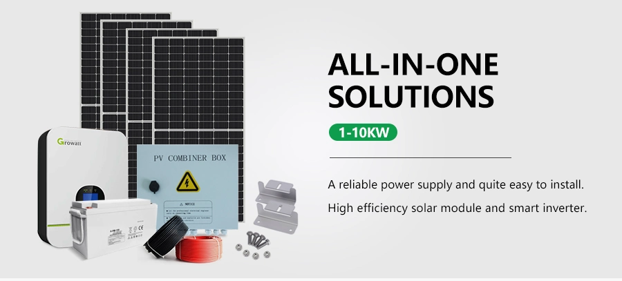 House Complete Kit Solar Panel System Solar System Home Power 5kw 6kw 8kw 10kwoff Grid Solar Power Set